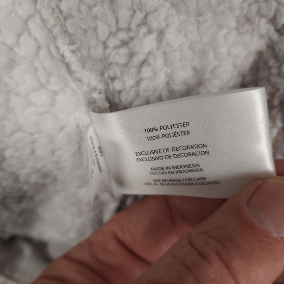 Eddie Bauer Plaid Sherpa Fleece Pullover Women's Medium M Button Front - Picture 8 of 10